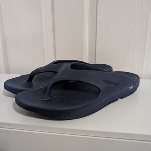 Oofos Ooriginal Recovery Sandal Size Men 14 Women 16 Blue Flip Slop Shoe